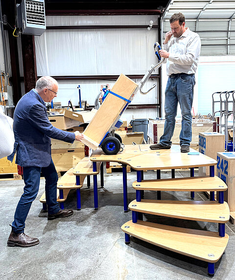 stairclimber, handtruck, sano, stair climber