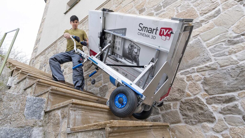 Stair Climber Lifting TV