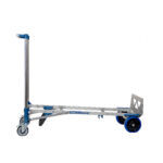 TwinKar LT convertible hand truck in cart mode with the wide toe plate, view 7